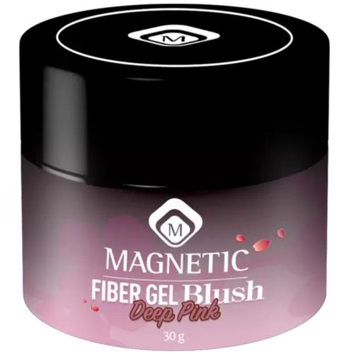 ג'ל בניה פייבר ורוד עמוק 30 גר' מגנטיק Fiber Gel Blush Deep Pink