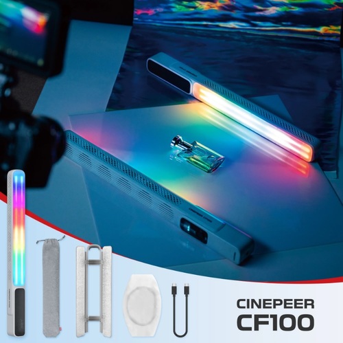 פנס תאורה  Bi-Color+RGB דגם Zhiyun Cinepeer CF100