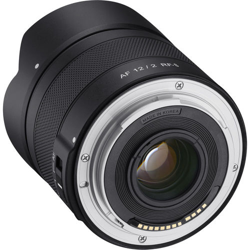 עדשה Samyang 12mm f/2.0 AF Compact Ultra-Wide for Canon RF יבואן רשמי