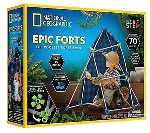 ערכת בניית מבצר אוהל שדה לילדים 70 חלקים