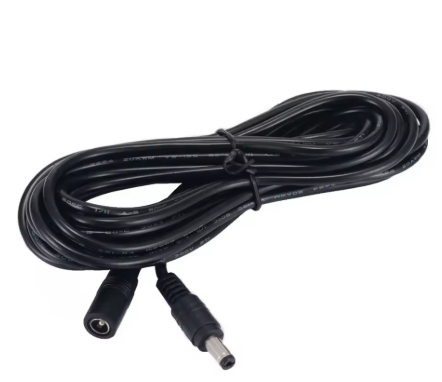 כבל מאריך DC זכר לDC נקבה 5.5X2.1MM PL באורך 3 מטר
