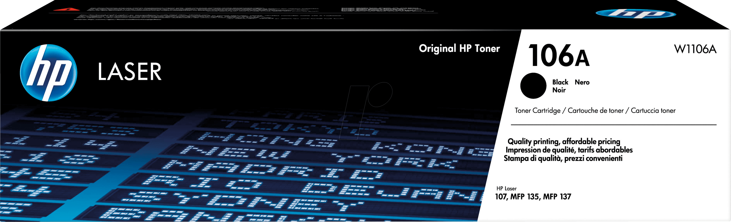 טונר מדפסת ‏לייזר HP Laser MFP 137fnw 4ZB84A