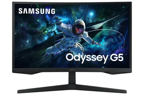 מסך מחשב גיימינג קעור Samsung Odyssey G5 S27CG552EM 27 Inch QHD 165Hz סמסונג