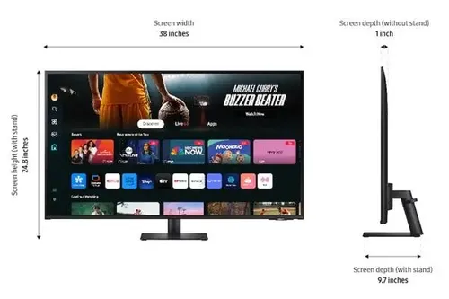 מסך מחשב 4K Samsung Smart Monitor M7 S43DM702UM סמסונג