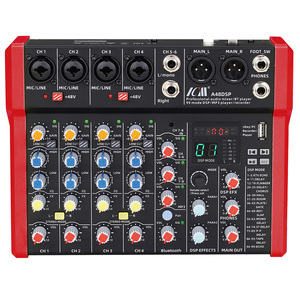 מיקסר 8 ערוצים עם אפקטים וICM MIX A48DSP Bluetooth 