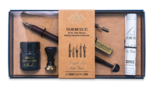 סט כתיבה וחתימה | Pen & Mini Seal Set