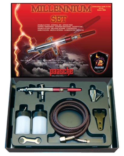 איירבראש Paasche MILLENIUM SET  דגם MIL-1AS