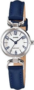 CASIO LTP-1373L-2A נשים עדין עם רצועת עור