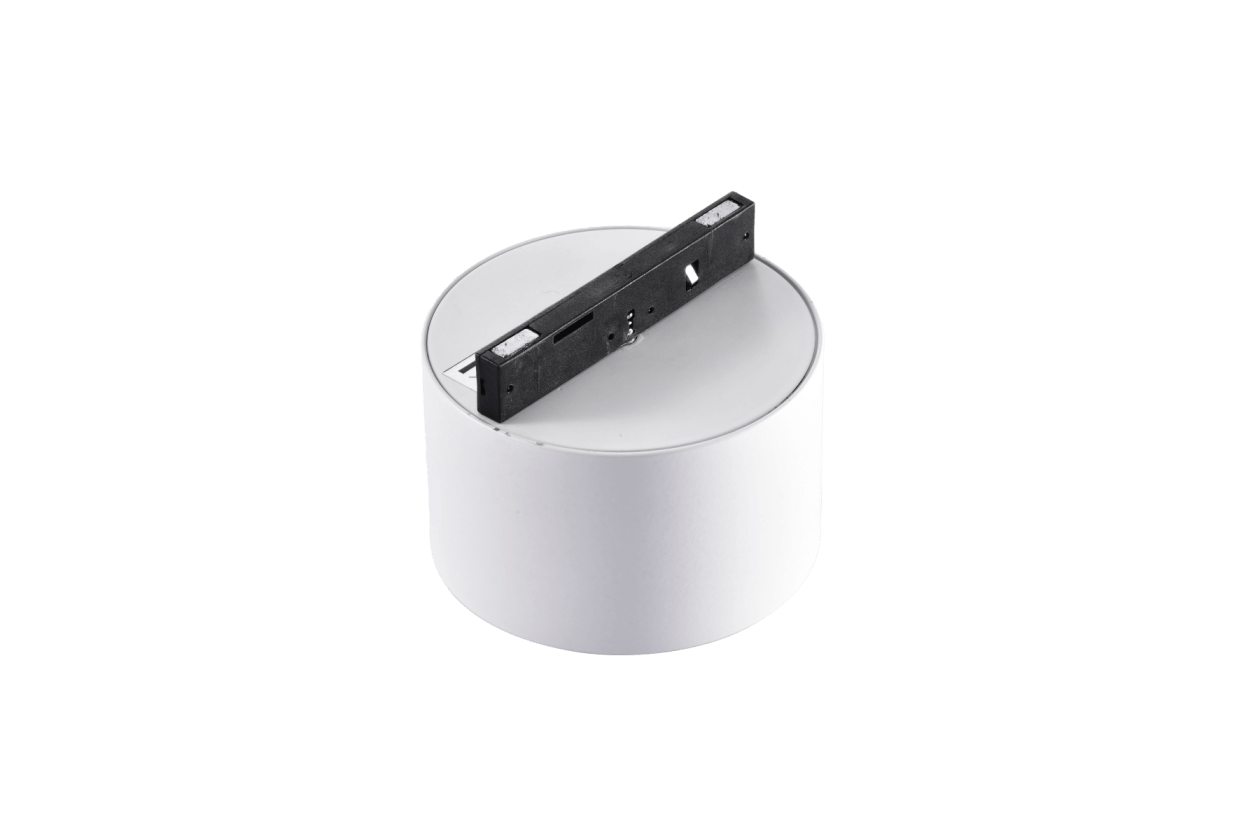 מיקרו צילנדר למגנט דק צמוד לבן 5W