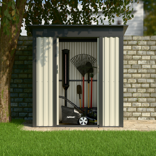 מחסן מתכת דגם SA2 מידה Garden Top 1.20X1.80