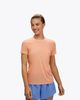 HOKA W AIROLITE RUN SHORT SLEEVE-חולצת ריצה נשים הוקה כתום פפאיה