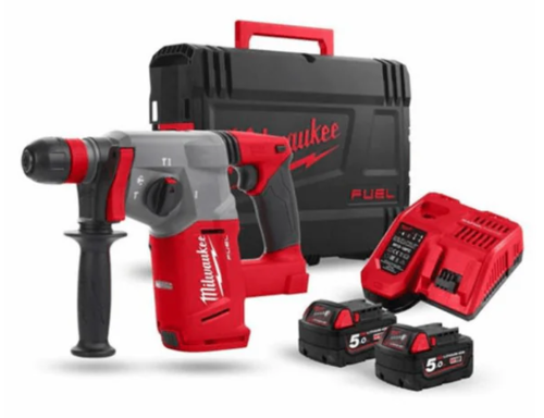 פטישון 18V fuel כולל 2 סוללות 5AH מבית Milwaukee 