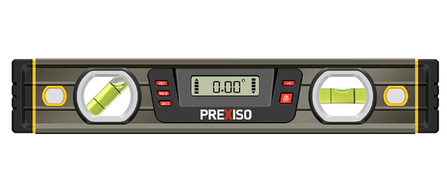 פלס דיגיטלי 29 סנטימטר כולל שיפועים PREXISO PTD-250