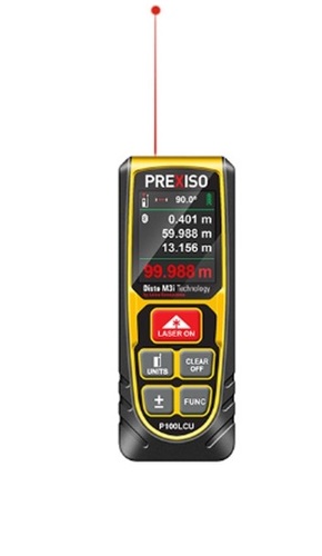 מד טווח לייזר צבעוני 100 מטר PREXISO P-100LCU