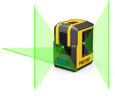 פלס לייזר שלושה קווים ירוקים 20 מטר PREXISO PLC-90DG