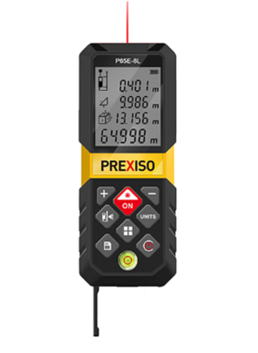 מד טווח לייזר 65 מטר תוצרת PREXISO