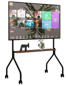 עגלת טלוויזיה למסכים עד 75 אינץ