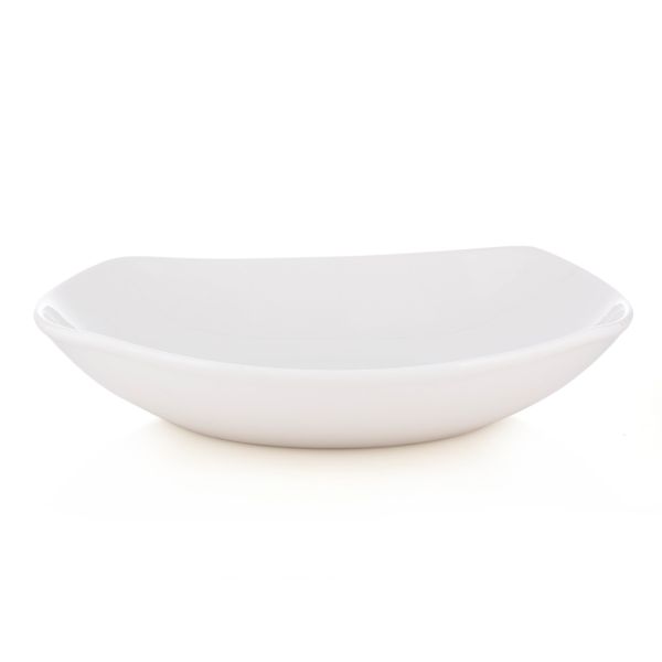 קערת הגשה מרובעת 25.5 ס"מ SIMPLY WHITE