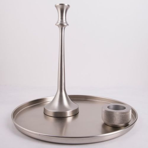 מגש אלומיניום Silver light