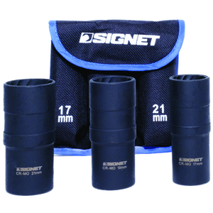 סט בוקסות ואביזרים SIGNET | 3 יח׳ | מידות 17 מ״מ, 19 מ״מ, 21 מ״מ – 23301