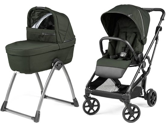 עגלת תינוק משולבת Peg Perego Vivace עם קיפול קומפקטי ומעמד פג פרגו צבע Green 