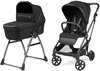 עגלת תינוק משולבת Peg Perego Vivace עם קיפול קומפקטי ומעמד פג פרגו צבע Licorice