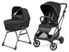עגלת תינוק משולבת Peg Perego Vivace עם קיפול קומפקטי ומעמד פג פרגו צבע Bronze Noir