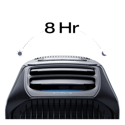 מזגן נייד WAVE 3 כולל סוללה קיבולת 1024W
