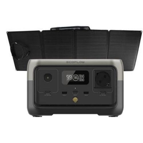 קיט תחנת כוח ECOFLOW RIVER 2 + פאנל סולארי ECOFLOW 110W