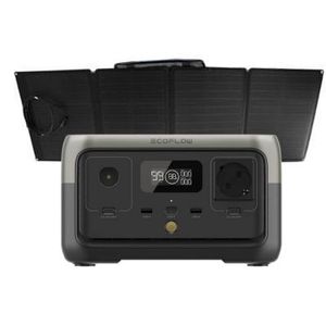 קיט תחנת כוח ECOFLOW RIVER 2 + פאנל סולארי ECOFLOW 110W