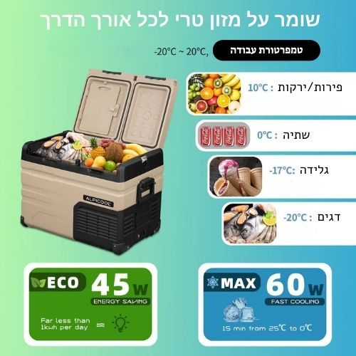 מקרר/מקפיא נייד לרכב- ALPICOOL TA35
