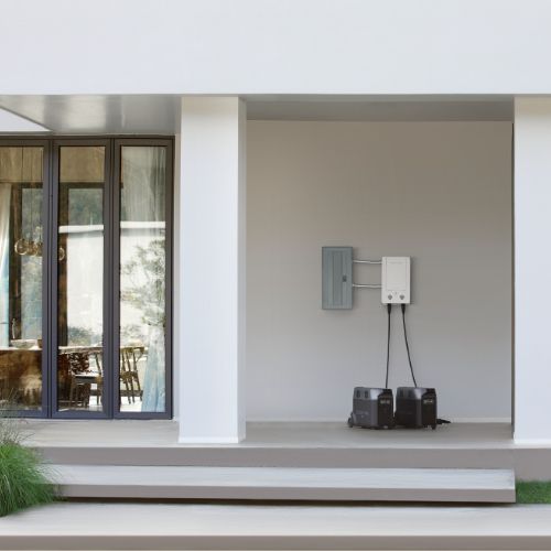 קיט תחנת כוח ניידת ECOFLOW DELTA 3600 PRO + תא הרחבה כולל 3 פאנלים סולאריים 540W