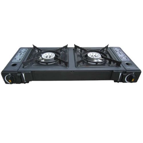 כירת גז כפולה - PORTABLE DOUBLE GAS STOVE