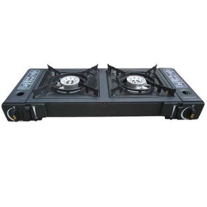 כירת גז כפולה - PORTABLE DOUBLE GAS STOVE