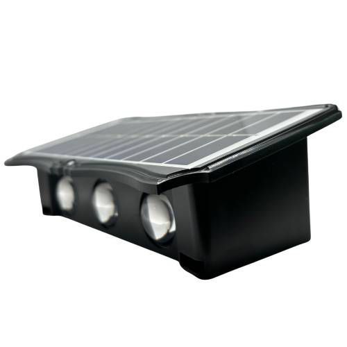 תאורת קיר סולארית Up&Down - 20W אור לבן חם\קר