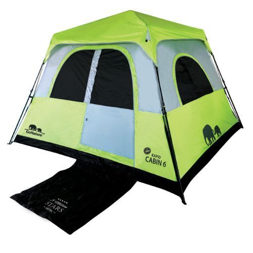 אוהל קמפינג ל-6 אנשים RAPID CABIN UPF50