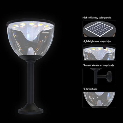 תאורת עמוד סולארית דגם גלבוע 4 וולט- 60 ס”מ-ALLTOP