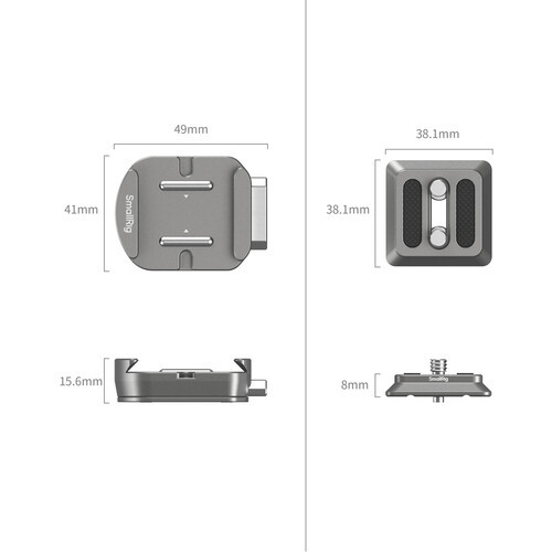 SmallRig 4486 Arca-Type Base with Quick Release Plate