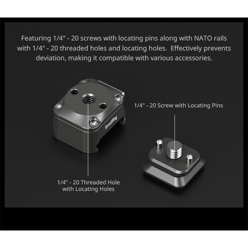 SmallRig 4486 Arca-Type Base with Quick Release Plate