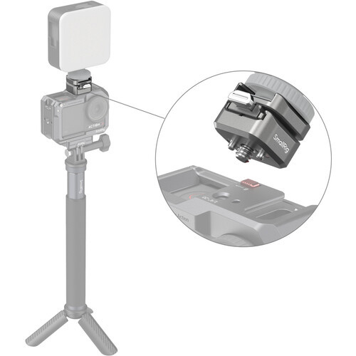 mallRig 4500 Quick Release Support with Cold Shoe Receiver