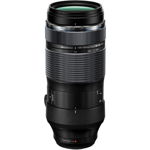 עדשה OM SYSTEM M.Zuiko Digital ED 100-400mm f/5-6.3 IS Lens (Black)