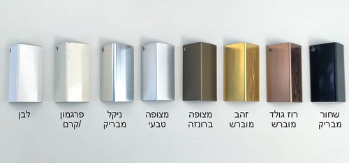פרופיל פינה מעוגל עם פזות מאלומיניום אורך 3 מטר 