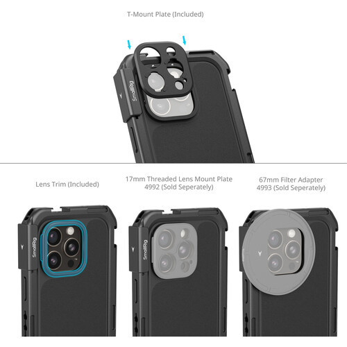 SmallRig 4828 Mobile Video Cage Flagship Edition for iPhone 16 Pro Max
