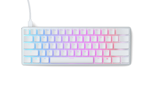 מקלדת מכנית Glorious GMMK Compact Pre-Built לבן