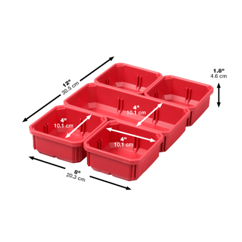 ברגייה אורגינייזר 5 תאים Milwaukee PACKOUT 48-22-8436 מילווקי