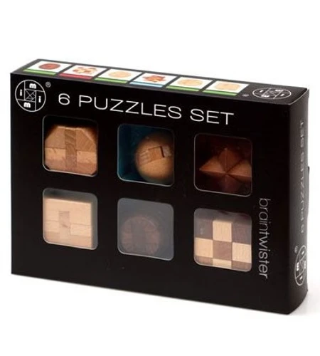 סט 6 מיני משחקי חשיבה פאזל Puzzles set