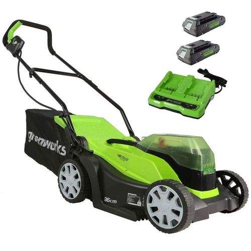 מכסחת דשא GREENWORKS 48V דגם 99518-1 עם מנוע Brushless מתקדם, רוחב עבודה 36 ס