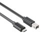 כבל Unitek C14140ABK03 USB-C to USB-B  