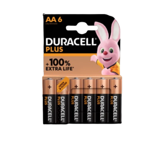 סוללות AA DURACELL - מארז 6