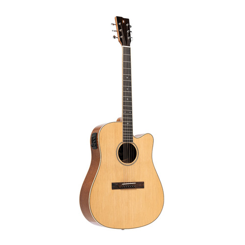  גיטרה אקוסטית מוגברת SA45 DCE-LW חברת Stagg